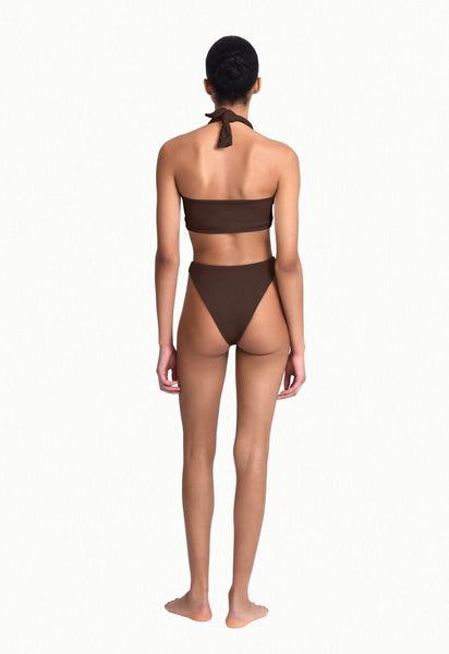 Triangle High Cut Bottoms in Brown – AEXAE