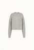 Cashmere Cable Knit Cardigan in Grey
