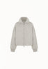 Cashmere Bomber Jacket in Grey