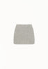 Cashmere Mini Skirt in Grey