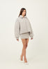 Cashmere Bomber Jacket in Grey