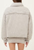 Cashmere Bomber Jacket in Grey