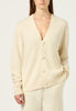 Cashmere Cardigan in Bone