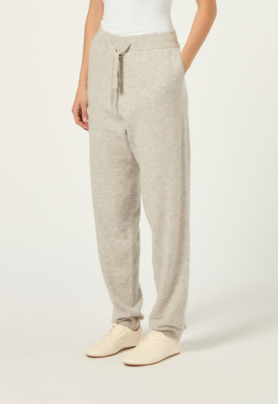 Cashmere Jogger in Grey